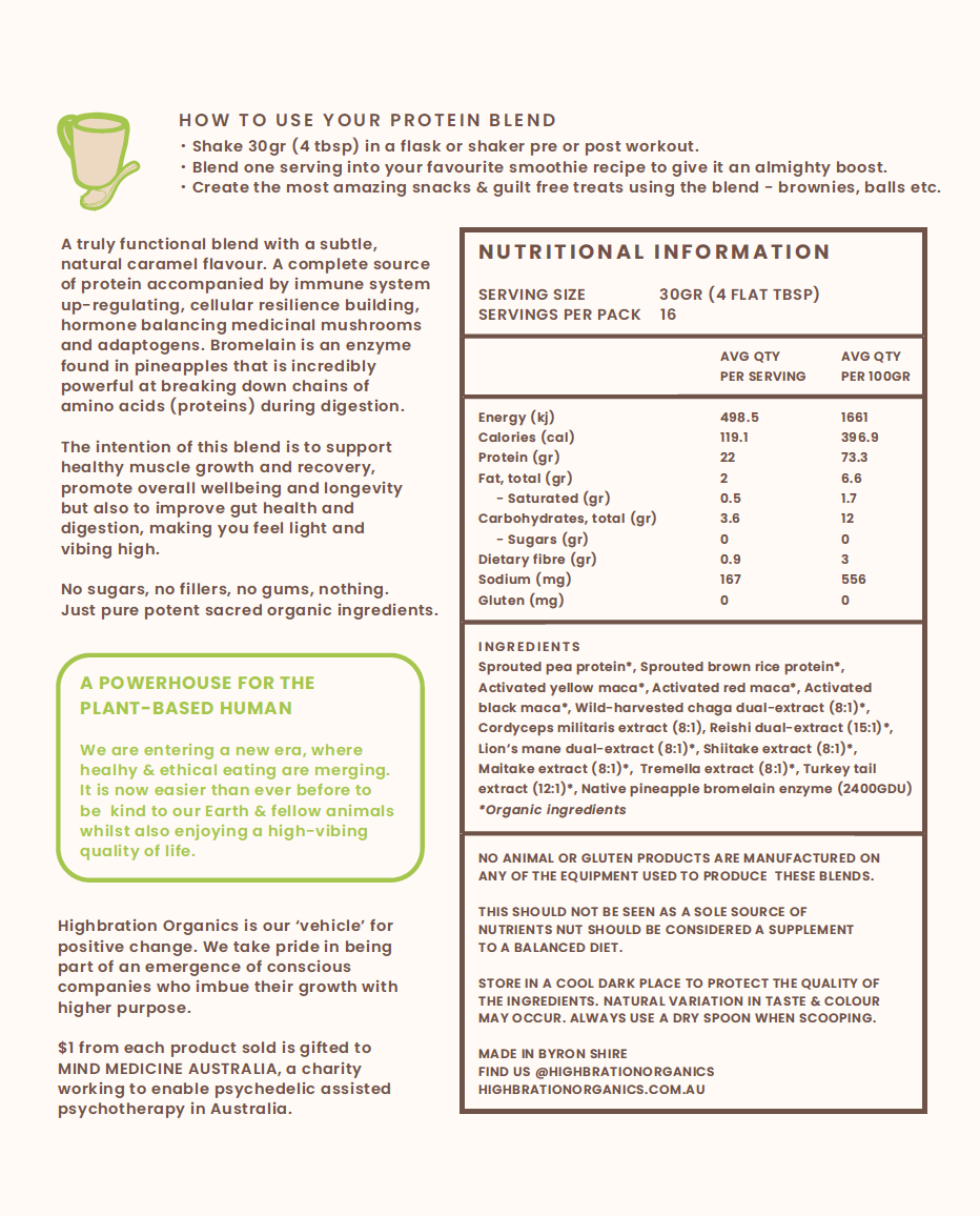 FUNCTIONAL PROTEIN BLEND